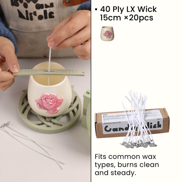 40 Ply LX Wick * 15cm
