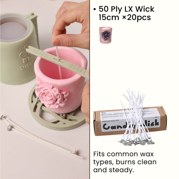 50 Ply LX Wick * 15cm