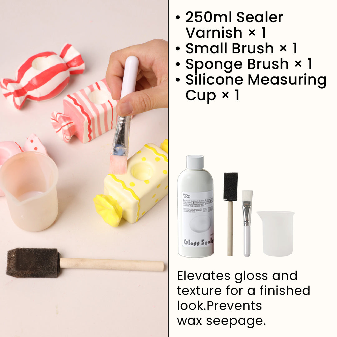 Sugar Candy Candle Holder Silicone  Mold Collection