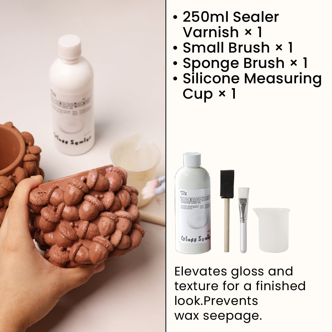 【Pre-sale】Woodland Acorn Candle Jar Silicone Mold