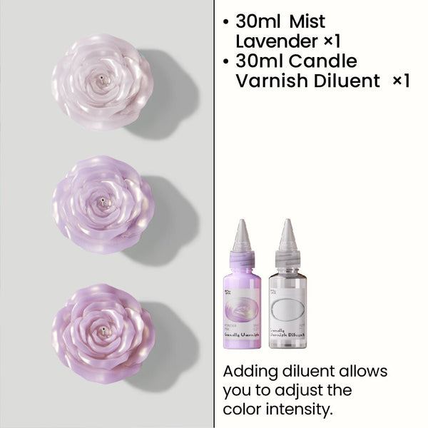 Barniz para velas - Lavanda brumosa