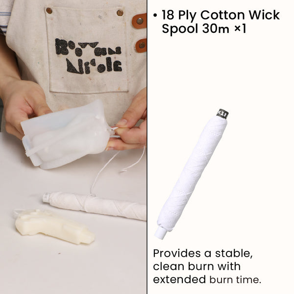 18 Ply Cotton WickSp0ol 30m