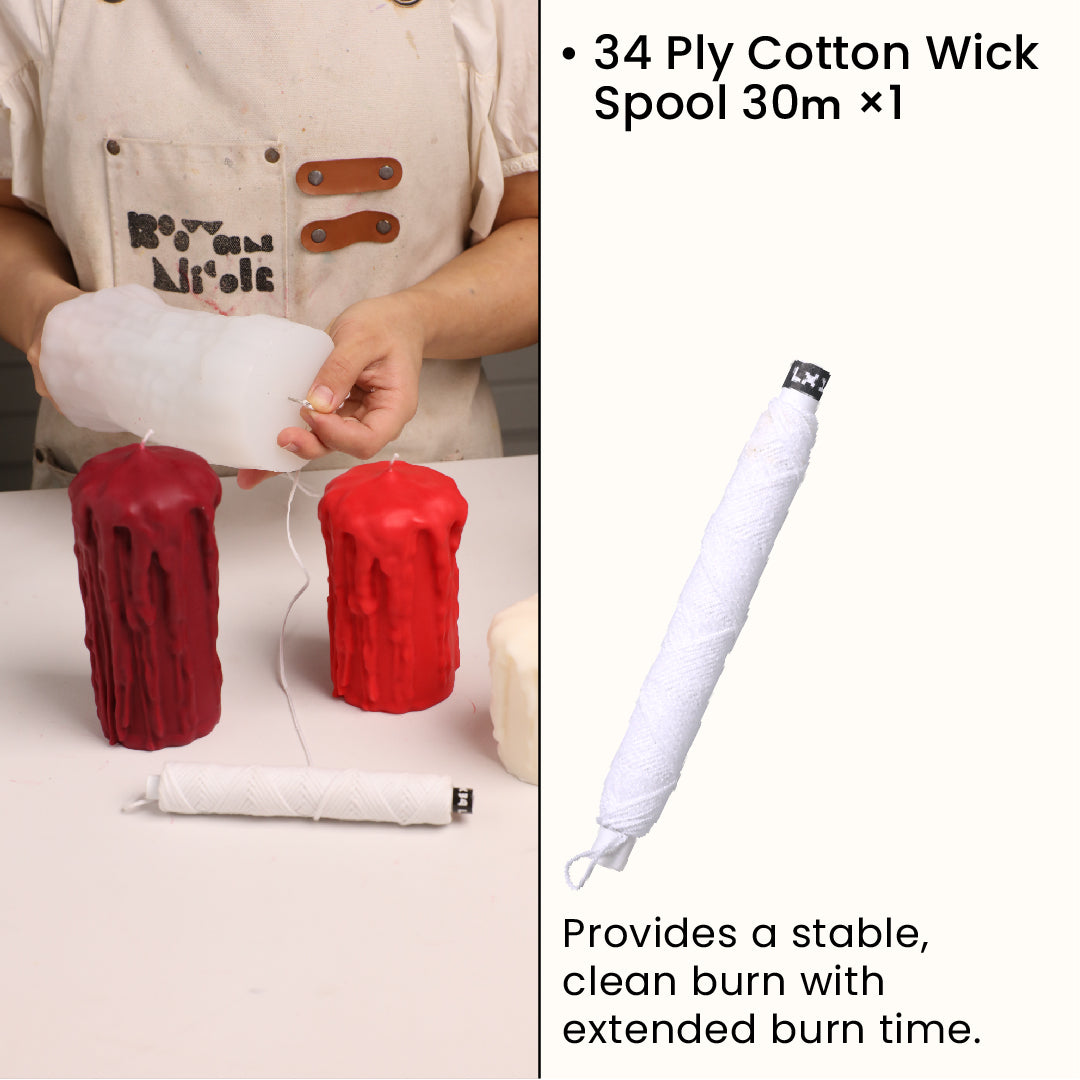 Dripping Pillar Candle Silicone Mold Collection