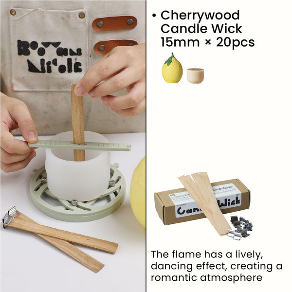 15mm Wooden Wick - for 7oz