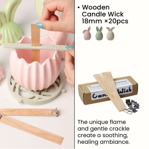 Wooden Wick 18mm - for 10.4oz