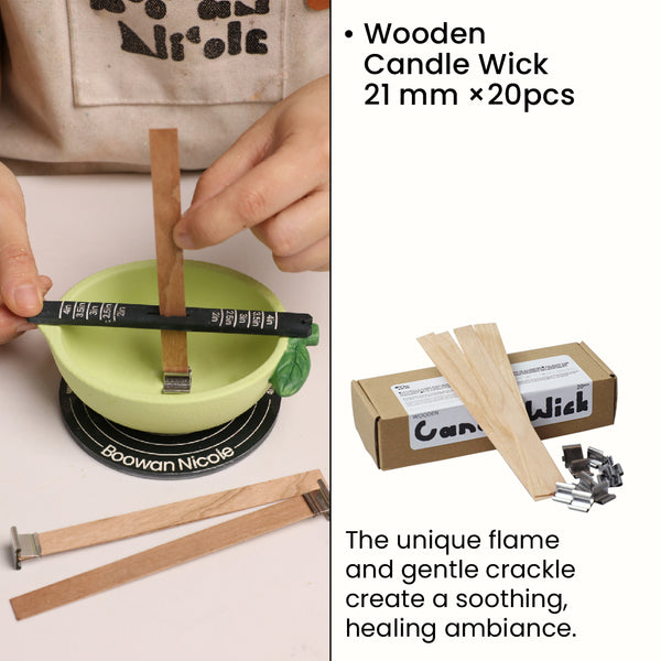 Wooden Candle Wick 21mm * 20pcs