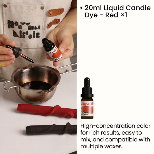 20ml Liguid CandleDye - Red x1