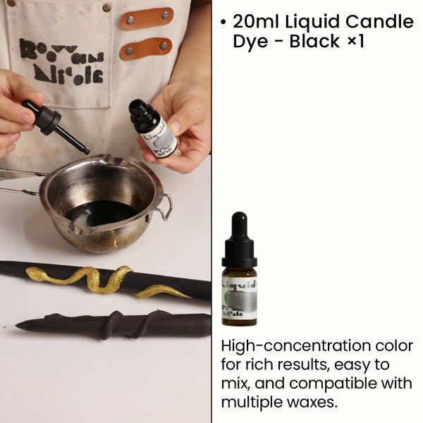 20ml Liguid CandleDye - Black x1
