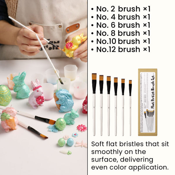 Flat Brush Set