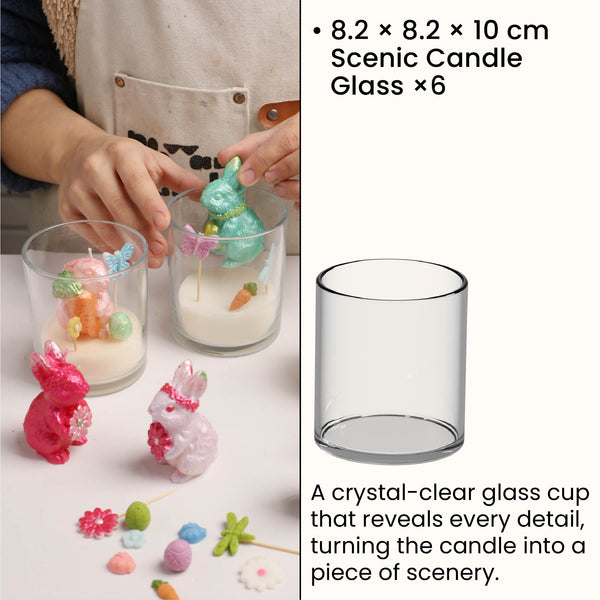 Scenic Glass Candle Holder