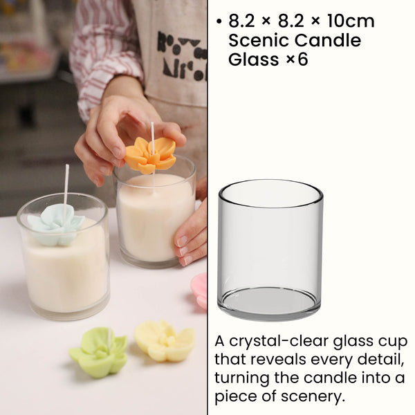 Scenic Glass Candle Holder