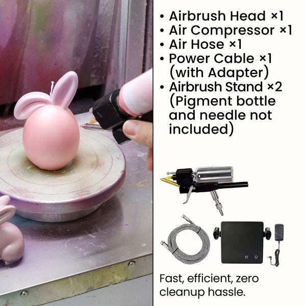 Zero-Clean Modular Airbrush