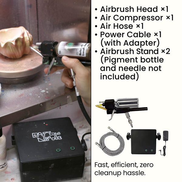 Zero-Clean Modular Airbrush