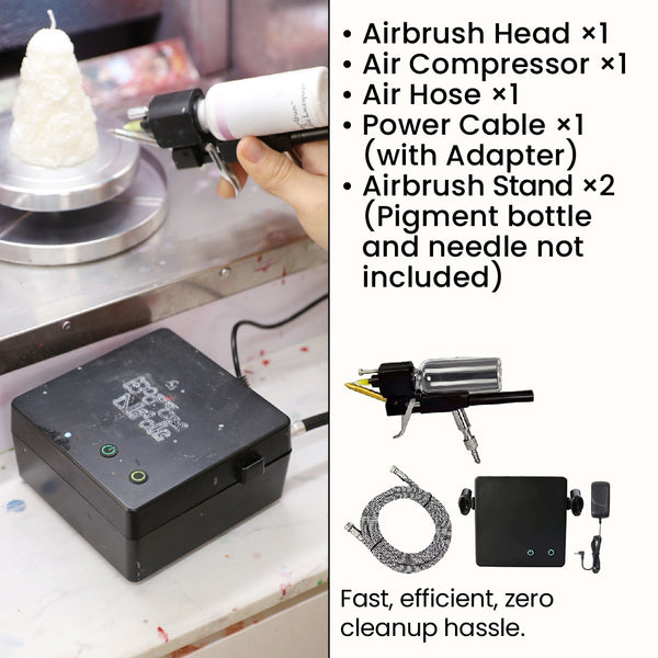 Zero-Clean Modular Airbrush