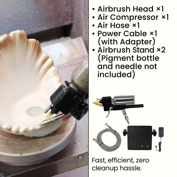 Zero-Clean Modular Airbrush