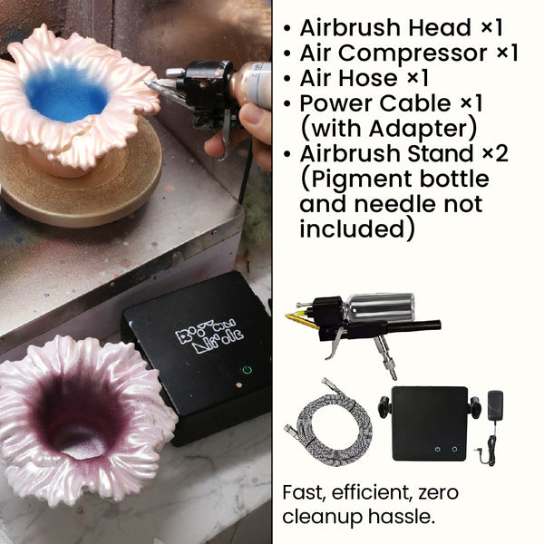 Zero-Clean Modular Airbrush