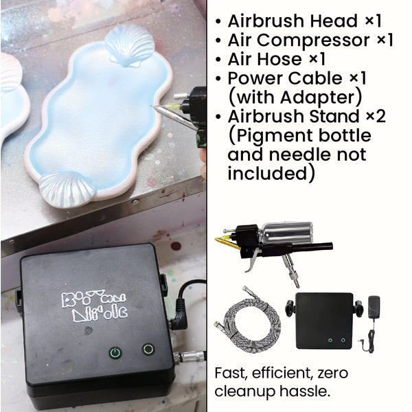 Zero-Clean Modular Airbrush