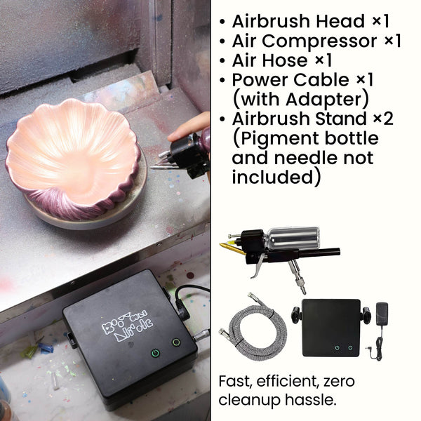 Zero-Clean Modular Airbrush
