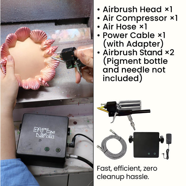 Zero-Clean Modular Airbrush