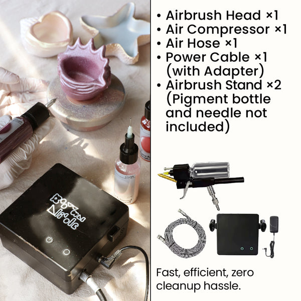 Zero-Clean Modular Airbrush