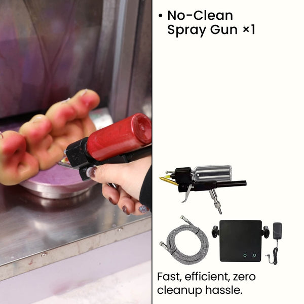 No-Clean Spray Gun