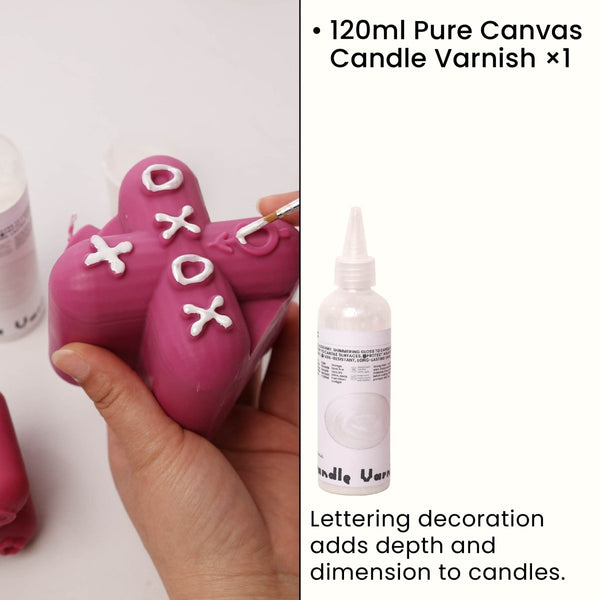 純粋なキャンバス用ろうそく用ニス