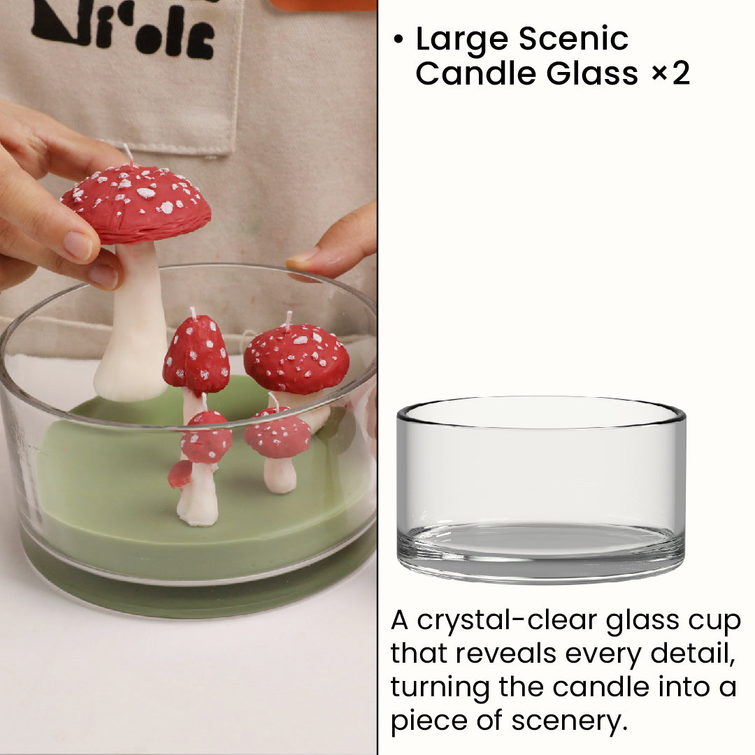 Mushroom Garden Candle Silicone Mold Collection