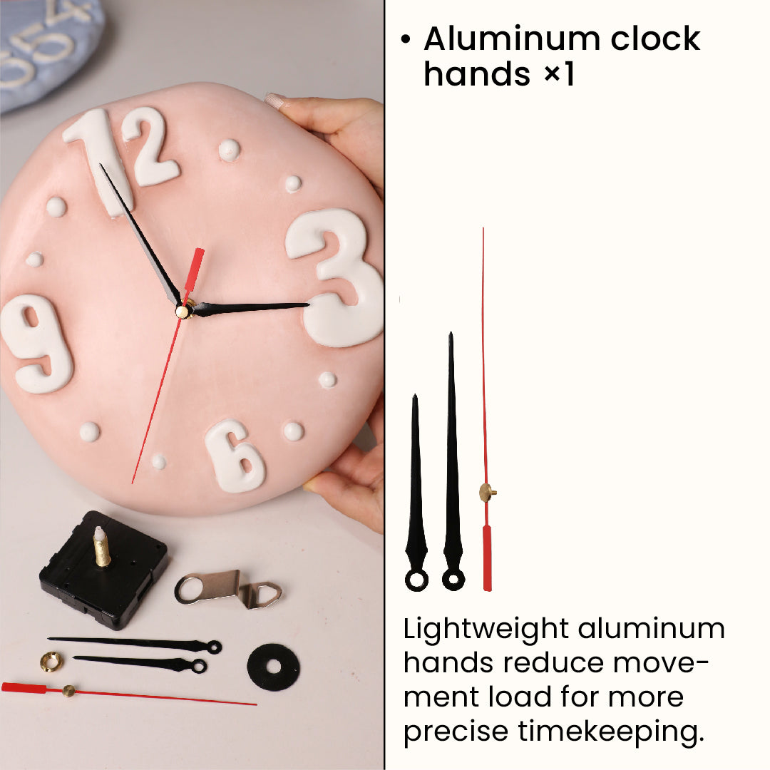 Soft Dough Hour Clock Silicone Mold