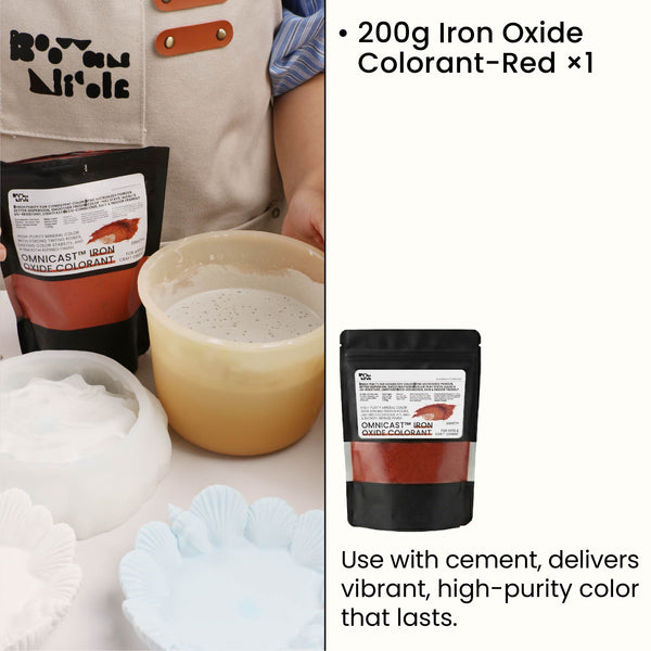 OMNICAST™ Iron Oxide Colorant for Arts & Craft Cement Red
