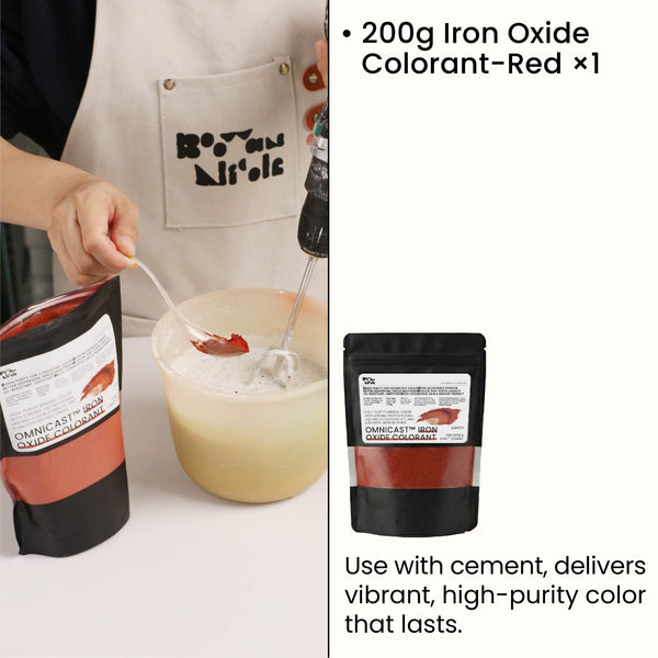 OMNICAST™ Iron Oxide Colorant for Arts & Craft Cement Red