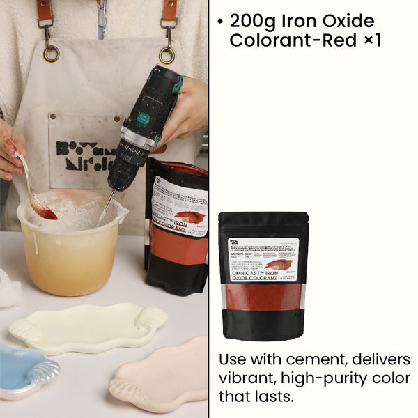 OMNICAST™ Iron Oxide Colorant for Arts & Craft Cement Red