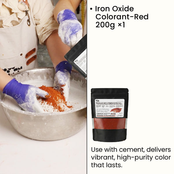 OMNICAST™ Iron Oxide Colorant for Arts & Craft Cement Red