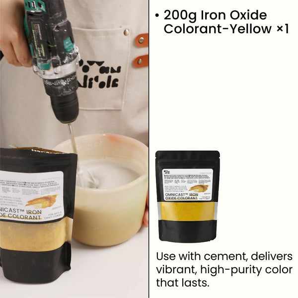 OMNICAST™ Iron Oxide Colorant for Arts & Craft Cement Yellow