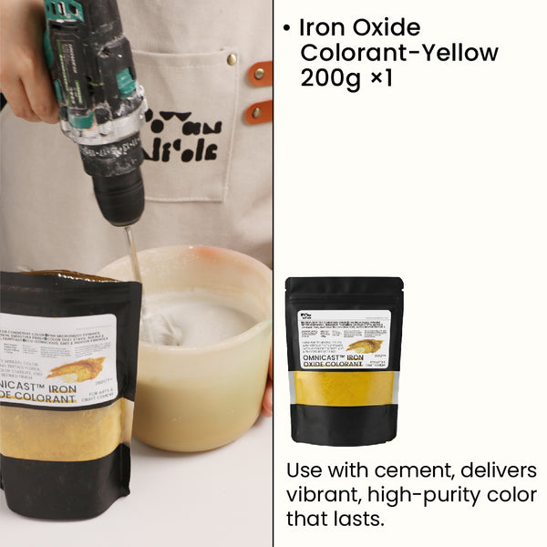 OMNICAST™ Iron Oxide Colorant for Arts & Craft Cement Yellow