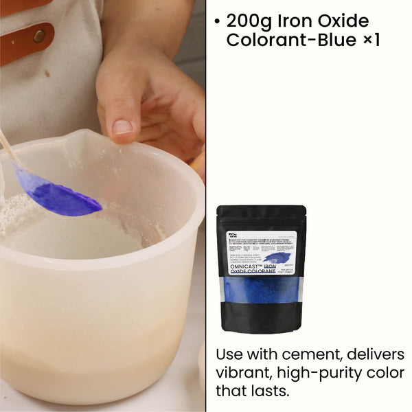 OMNICAST™ Iron Oxide Colorant for Arts & Craft Cement Blue