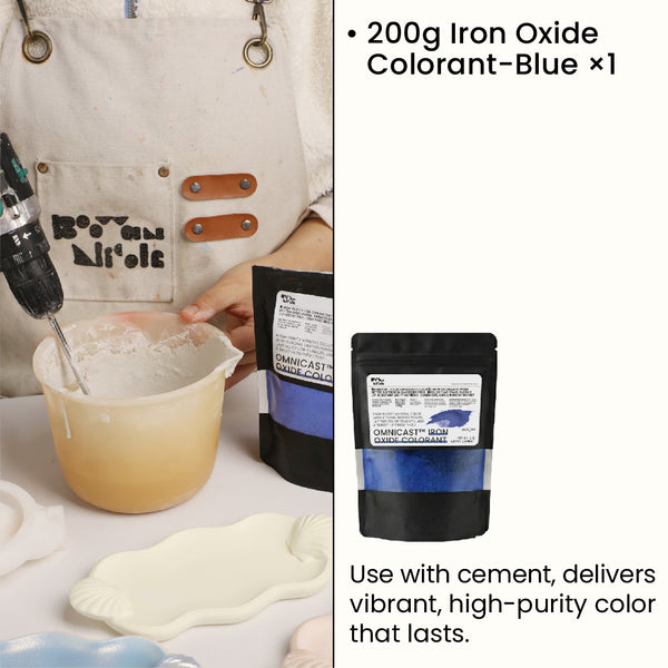 OMNICAST™ Iron Oxide Colorant for Arts & Craft Cement Blue