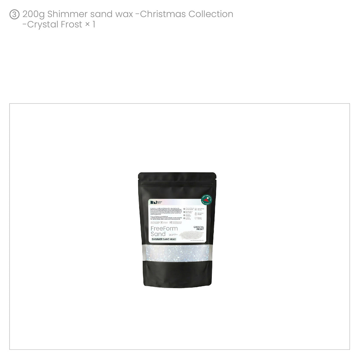 200g Crystal Frost pearl sand wax bag
