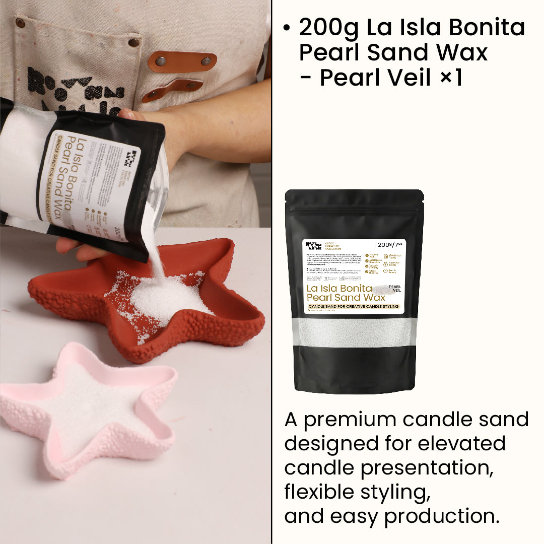 Coastal Starfish Candle Jar Silicone Mold Collection