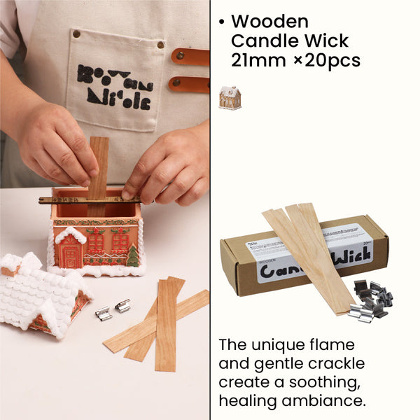 Wooden Candle Wick 21mm