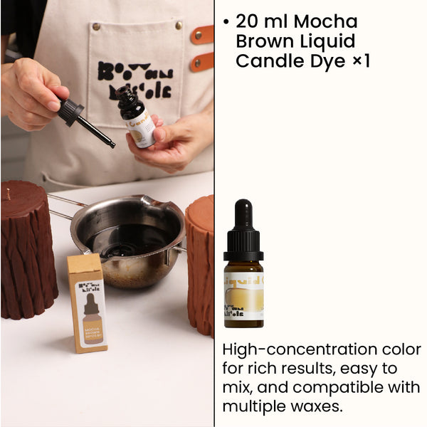 Liquid Candle Dye - Mocha Brown