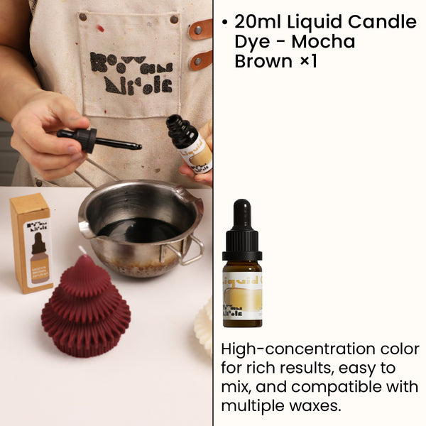 Liquid Candle Dye - Mocha Brown