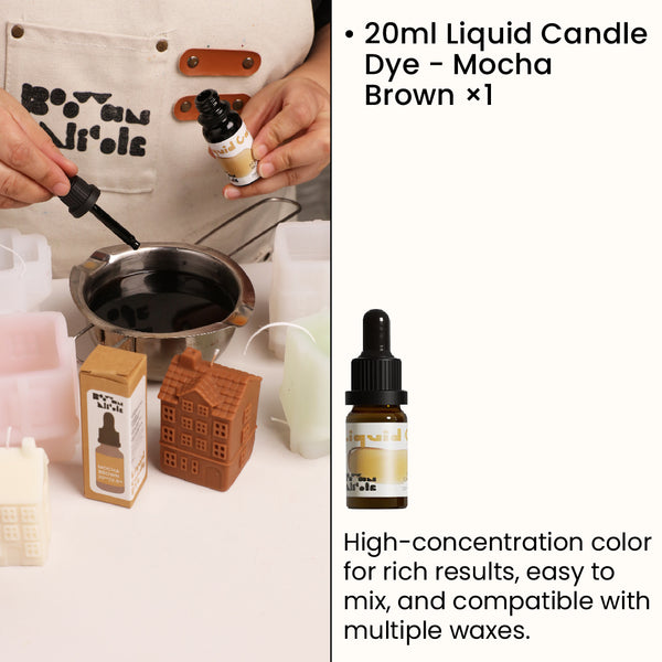 Liquid Candle Dye - Mocha Brown