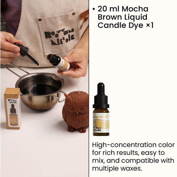 Liquid Candle Dye - Mocha Brown