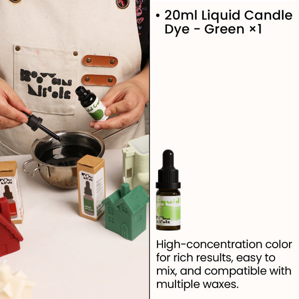 20ml Liquid Candle Dye - Green