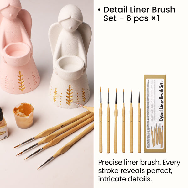 Detail Liner Brush Set - 6 pcs