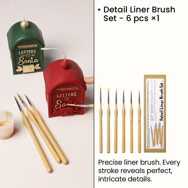 Detail Liner Brush Set - 6 pcs