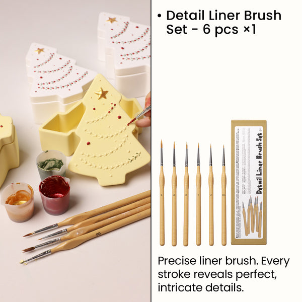Detail Liner Brush Set - 6 pcs
