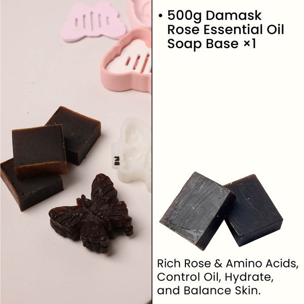 Damask Rose Essential Oil Soap Base