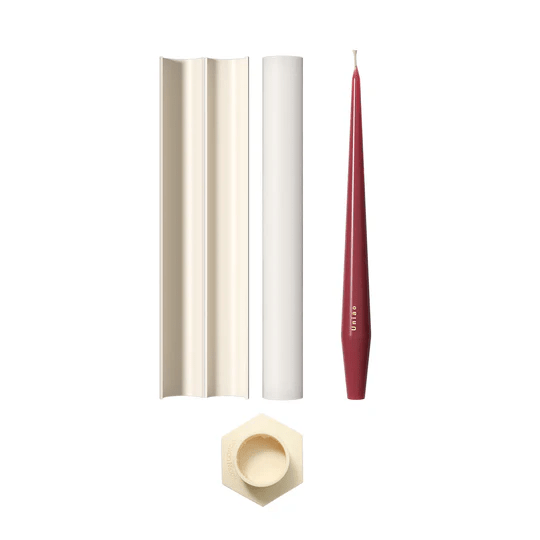 Academia Design de Velas × Boowan Nicole | Trio Taper Candle Mold CollectionTaper Candle MoldLZ0951+A0358