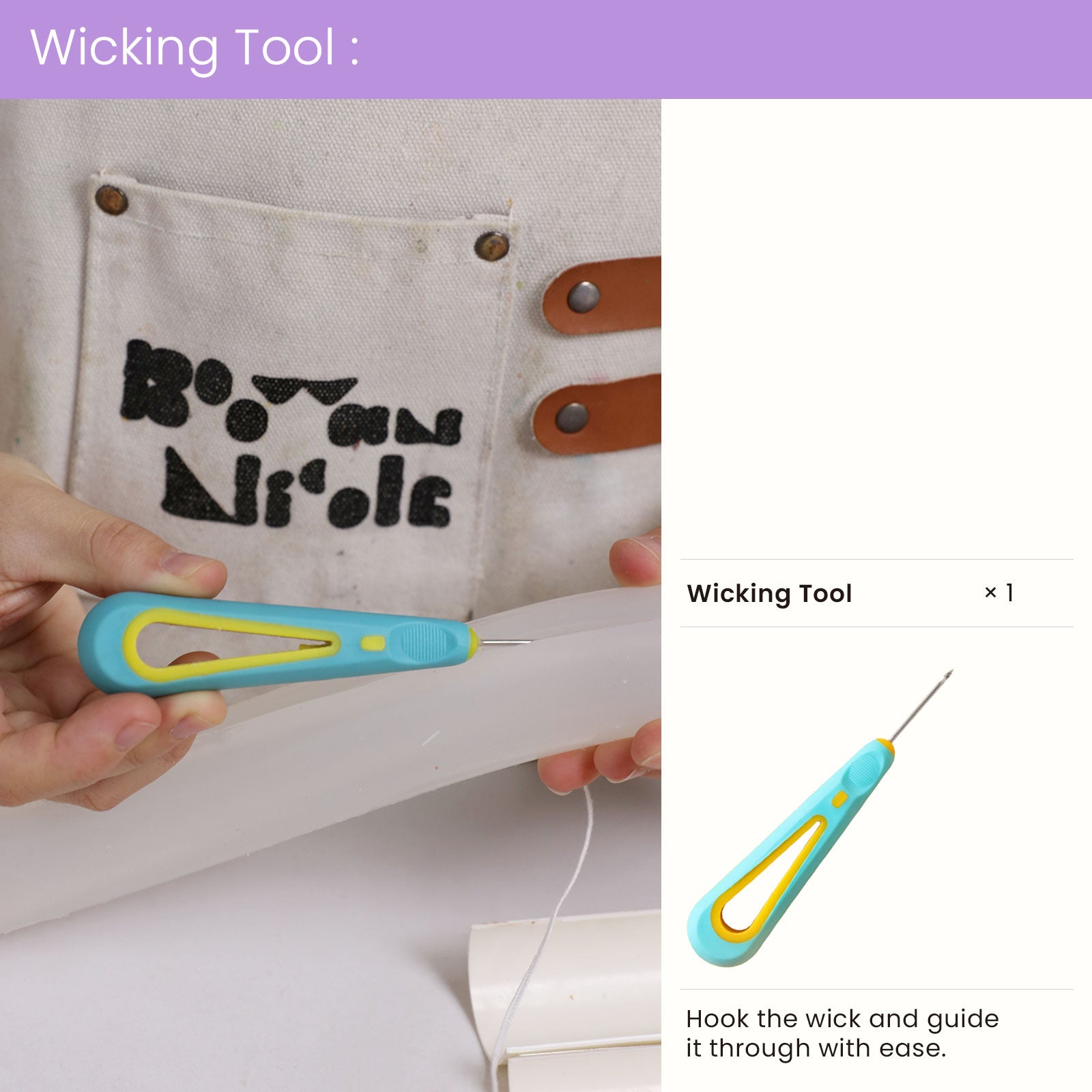 Academia Design de Velas × Boowan Nicole | Trio Taper Candle Mold Collection